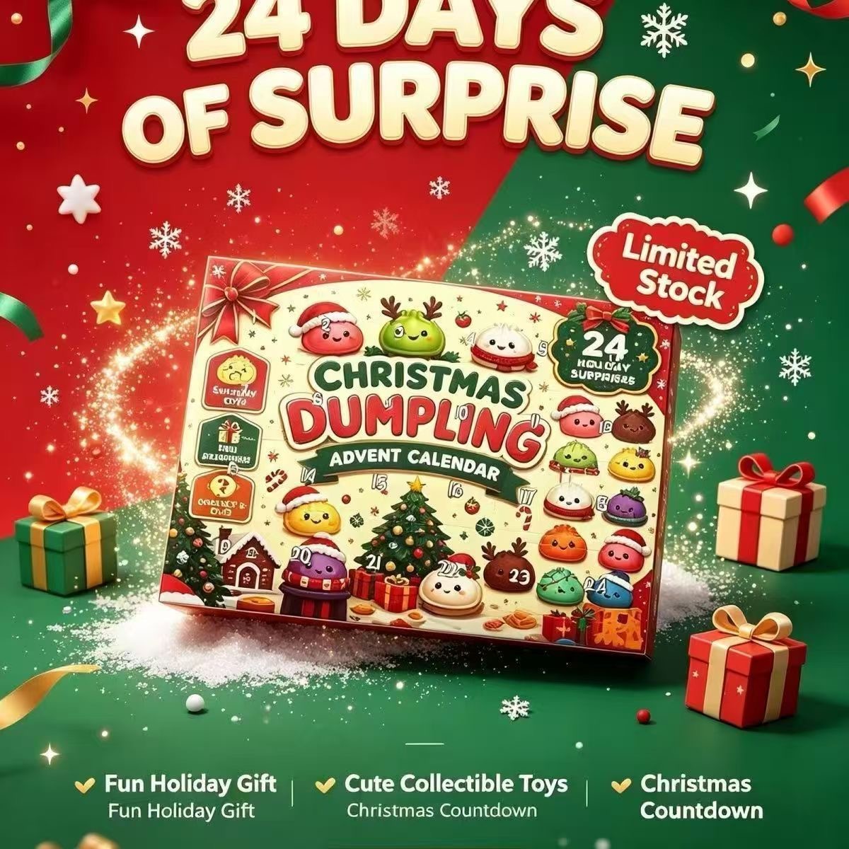 Event Support - Ensemble cadeau calendrier de l’Avent de