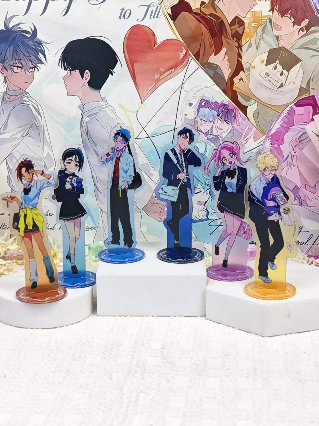 Event Support - Ensemble de supports en acrylique Alien