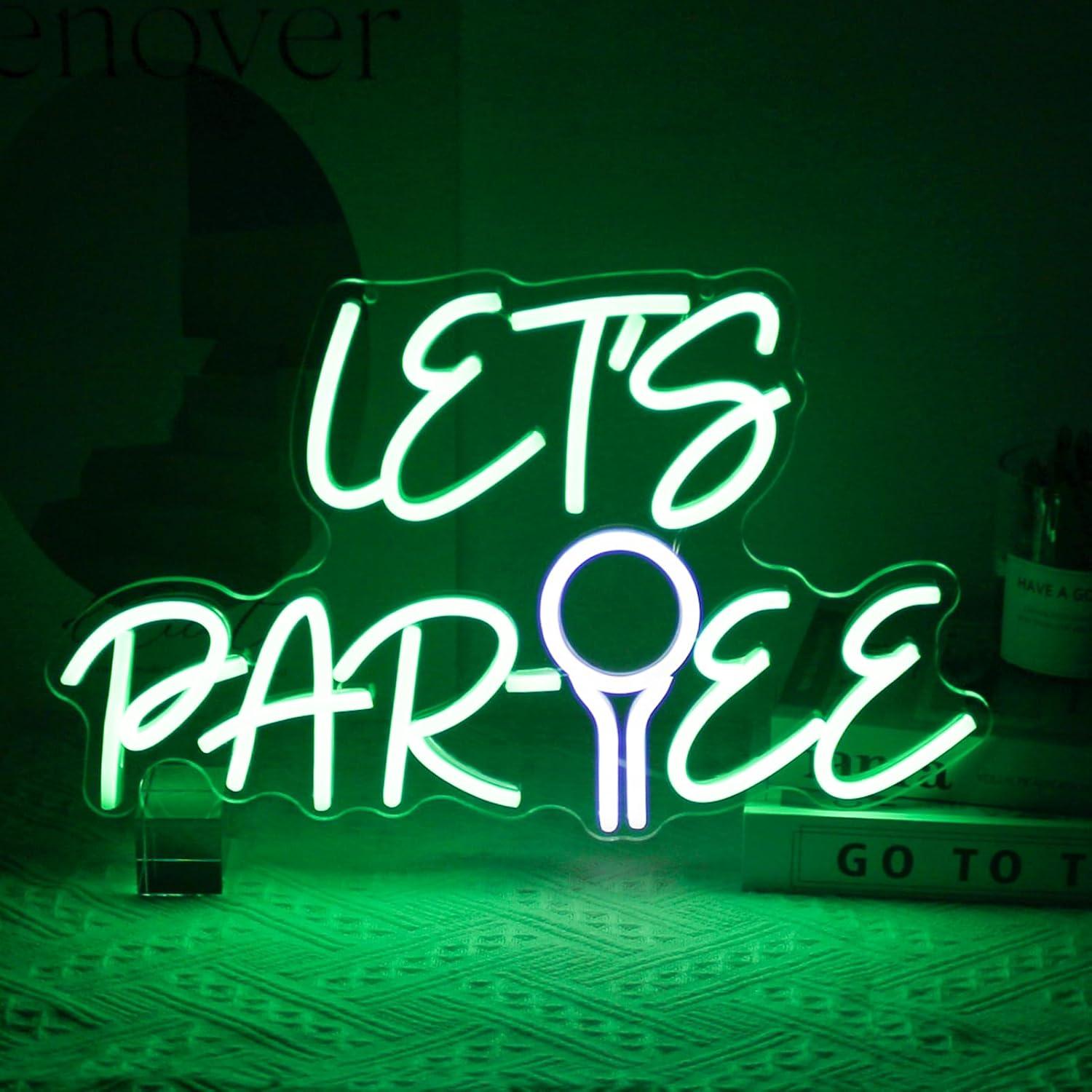 Neon Sign Party - Ensemble de lettres lumineuses néon 