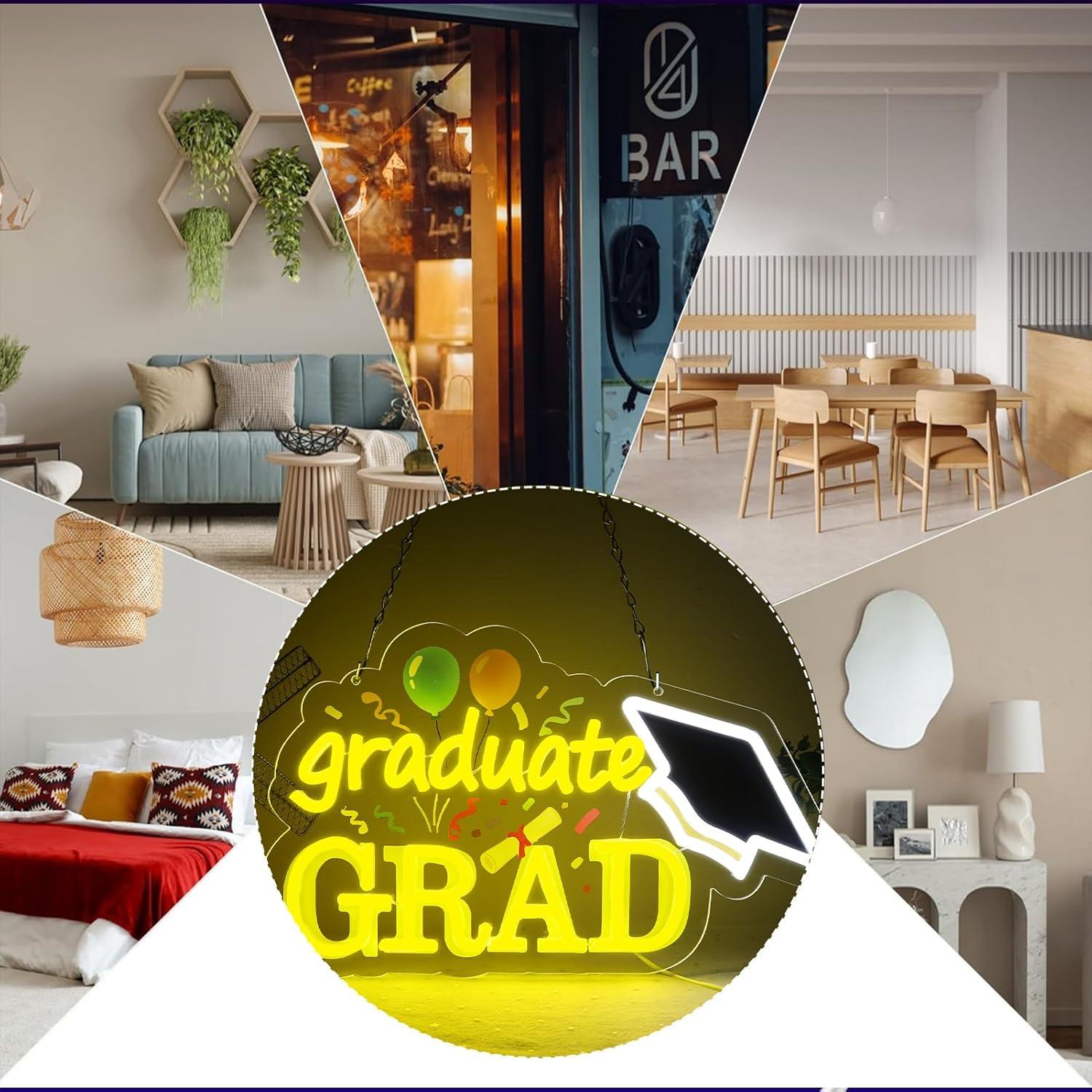 Enseigne néon « Graduate Grad  - Neon Sign Party avis et prix