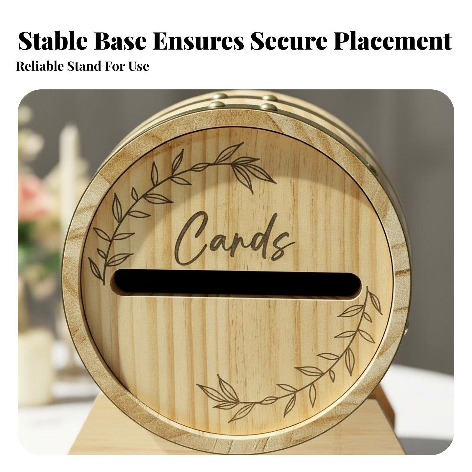 Grande boîte à cartes en bois  - Event Party Box avis et prix