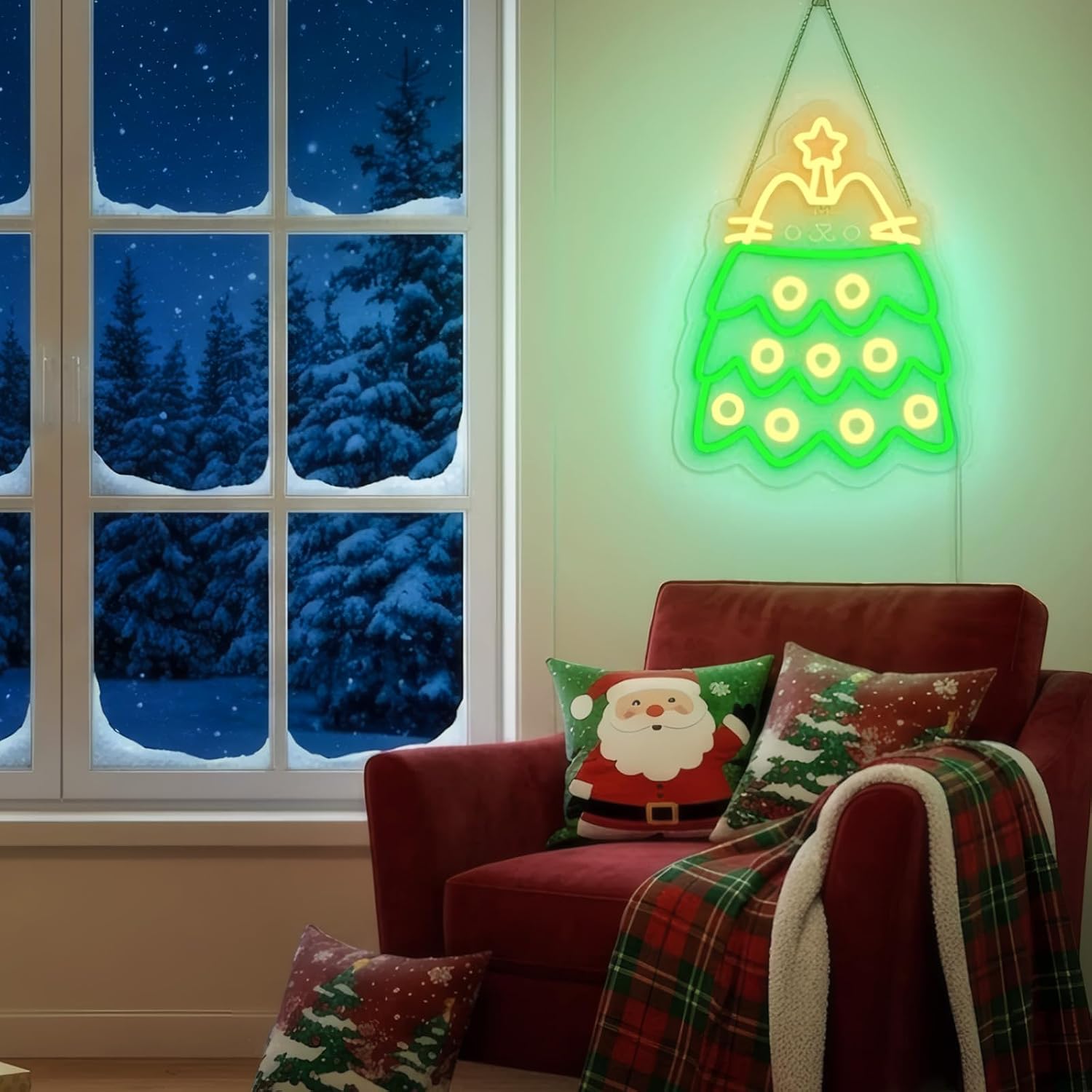 Enseigne néon LED pour sapin d - Neon Sign Party avis et prix