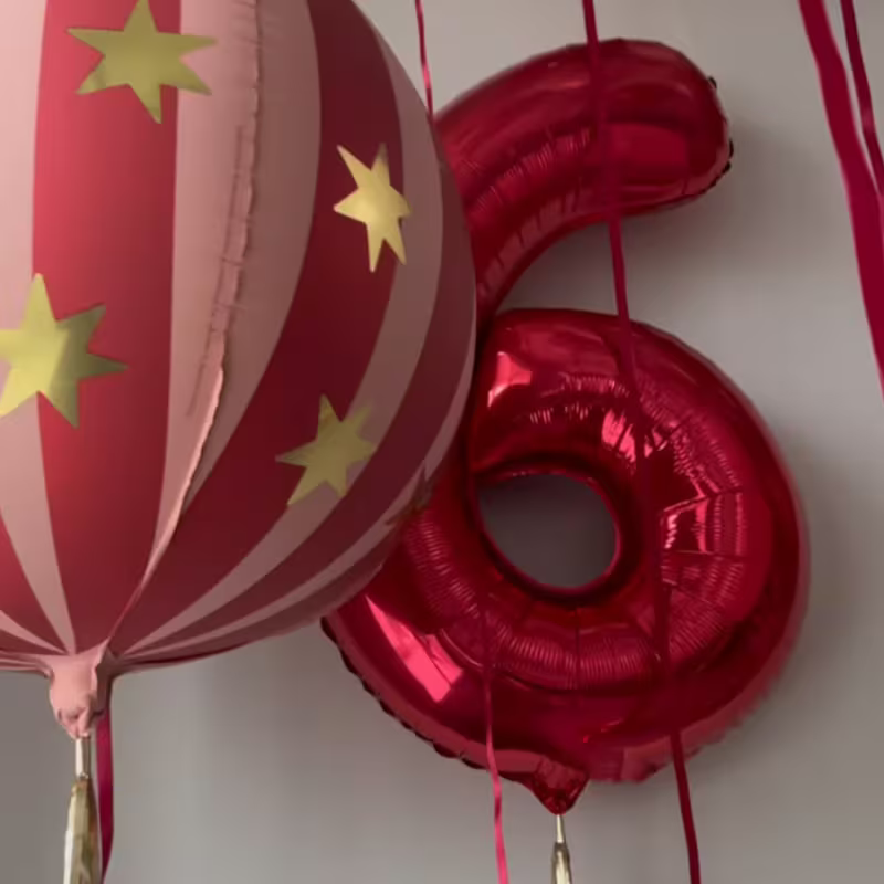 3 ballons numérotés rouges pou - Balloon Pump Hand avis et prix