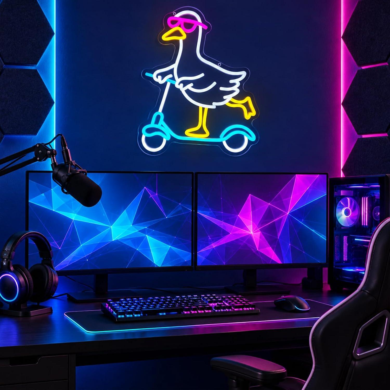 Enseigne néon canard, lumière  - Neon Sign Party avis et prix