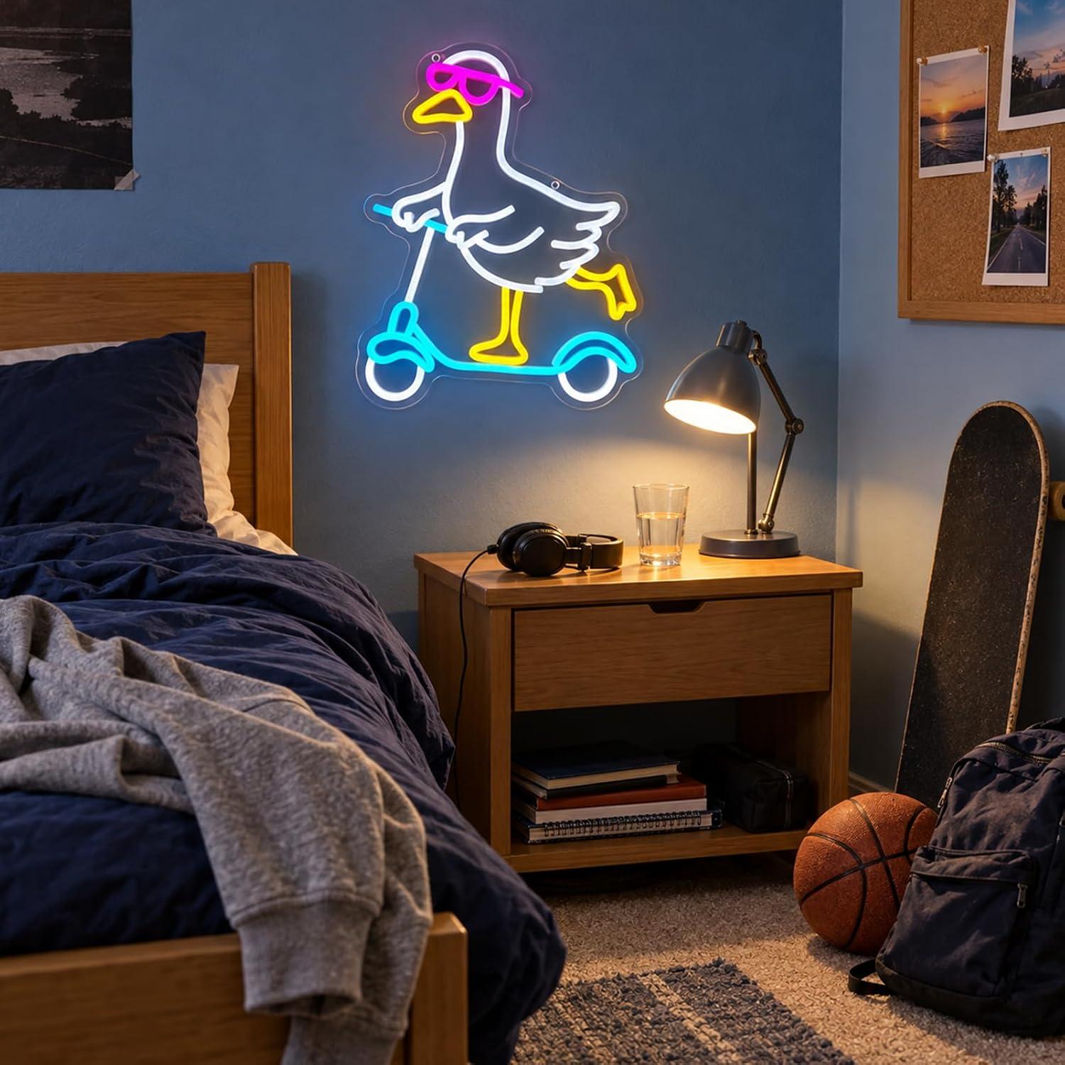 Enseigne néon canard, lumière  - Neon Sign Party avis et prix