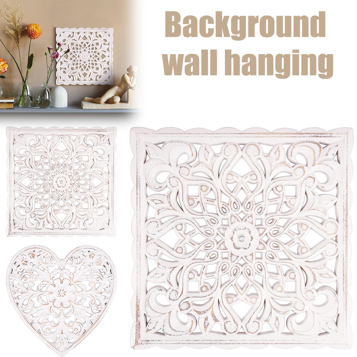 Décoration murale en bois, pan - Flower Wall Panel avis et prix
